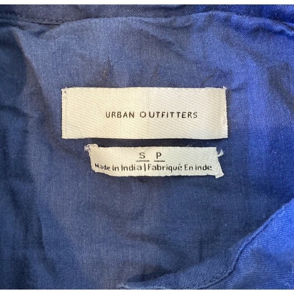 Urban outfitters Patchwork Button Up Shirt Size Small Women’s Blue - Picture 3 of 8